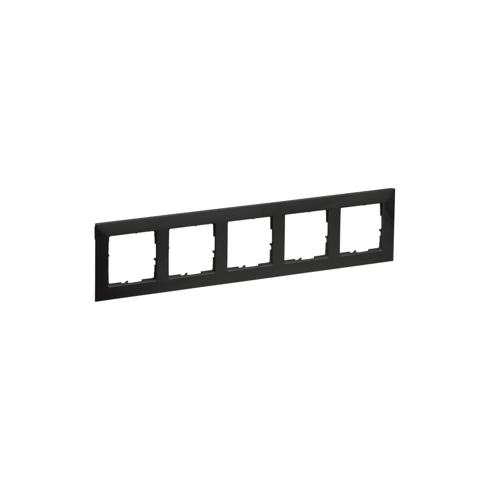 Legrand 5-fach Rahmen SEANO, 87x372mm, Kunststoff, Schwarz lackiert, 765375... LEGRAND-765375 3414972550116 (Abb. 2)