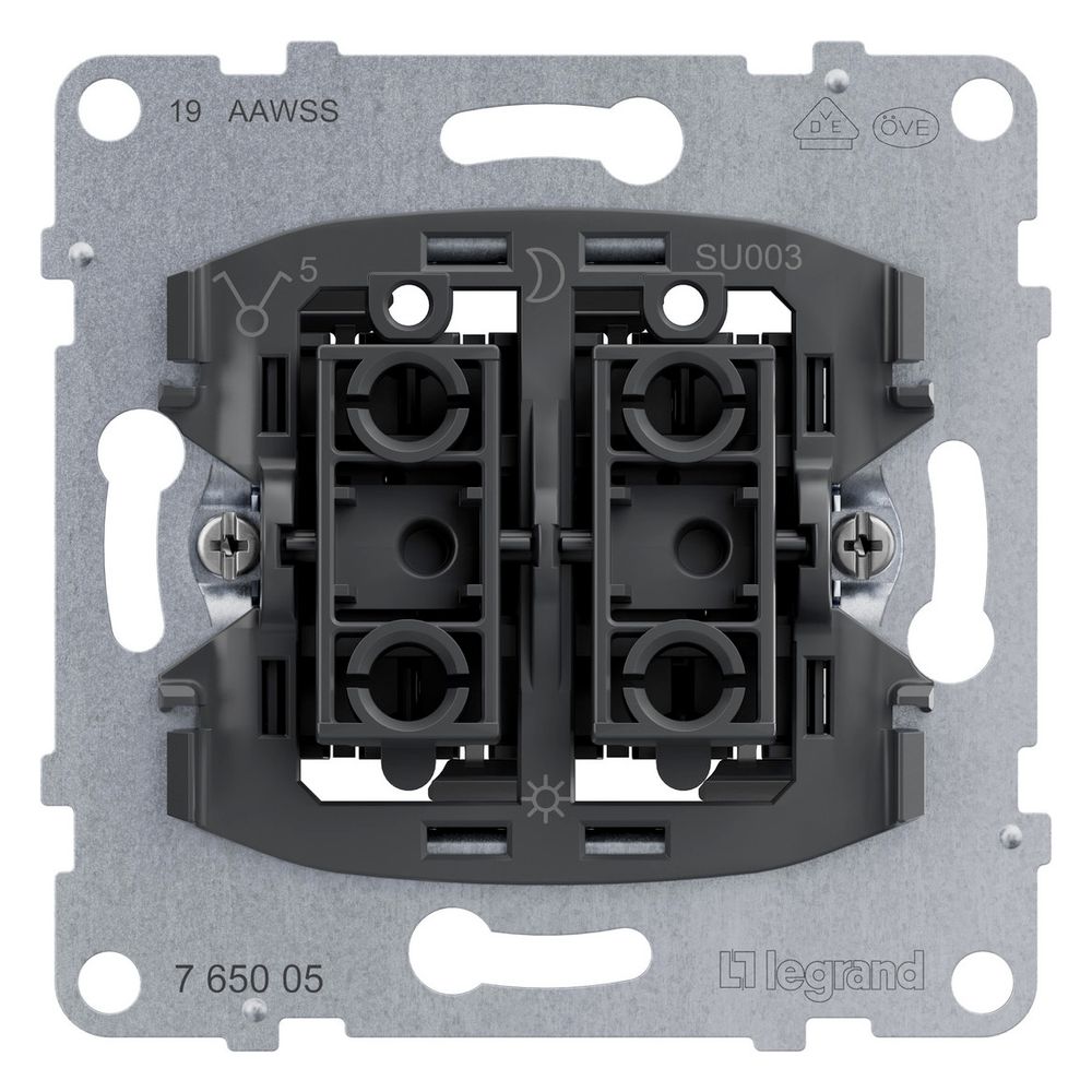 Legrand Serienschalter SEANO, 10AX, Steckklemme, Unterputz, 765005... LEGRAND-765005 3414972547000 (Abb. 6)