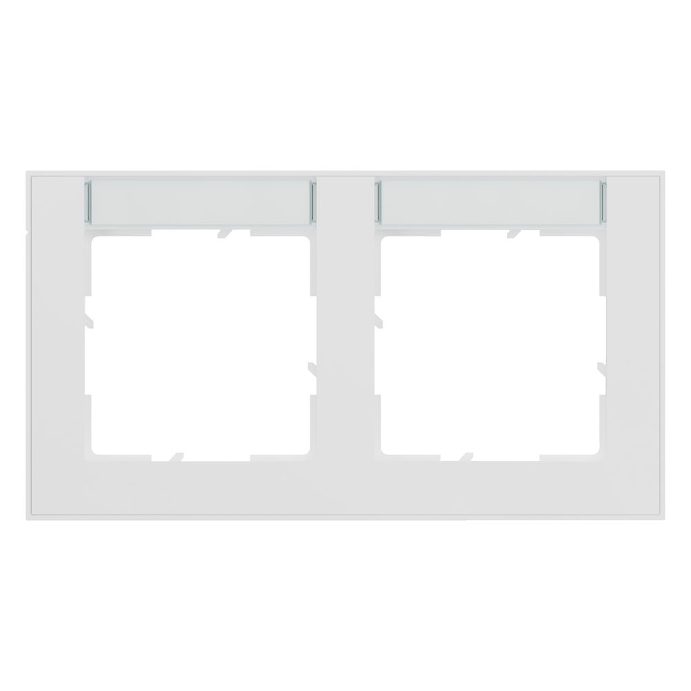 Legrand Abdeckrahmen SEANO+ 2-fach horizontal, 10x55mm Beschriftungsfeld, 87x158x9,8mm,... LEGRAND-765892 3414972547543 (Abb. 2)