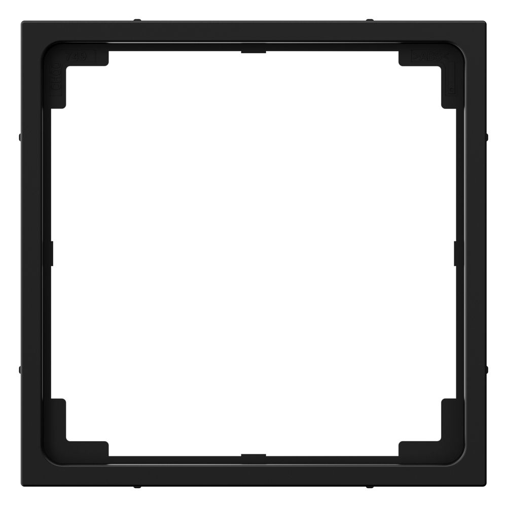 Legrand Zwischenring SEANO 50x50, DIN 49075, 56,1x56,1x6,3mm, Schwarz lackiert, 765803... LEGRAND-765803 3414972541930 (Abb. 2)