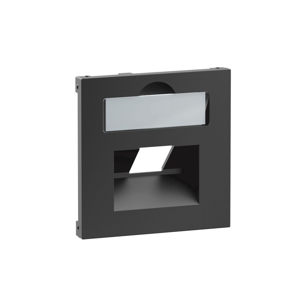 Legrand SEANO Abdeckung 1x RJ45, mit Beschriftungsfeld, Unterputz, Kunststoff, Schwarz ... LEGRAND-765358 3414972544924 (Abb. 3)