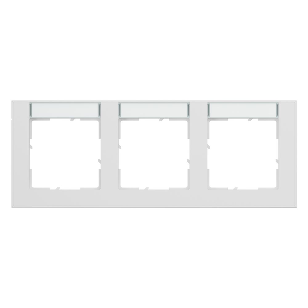Legrand SEANO+ 3-fach Rahmen horizontal, 87x229x9,8mm, Thermoplast, Ultraweiß... LEGRAND-765893 3414972547604 (Abb. 2)
