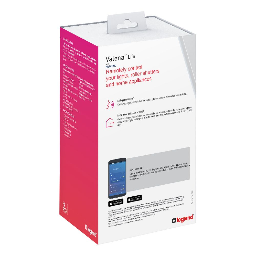 Legrand Starterpaket Valena Life with Netatmo, Unterputz, Ultraweiss, 752196... LEGRAND-752196 3414971154476 (Abb. 2)