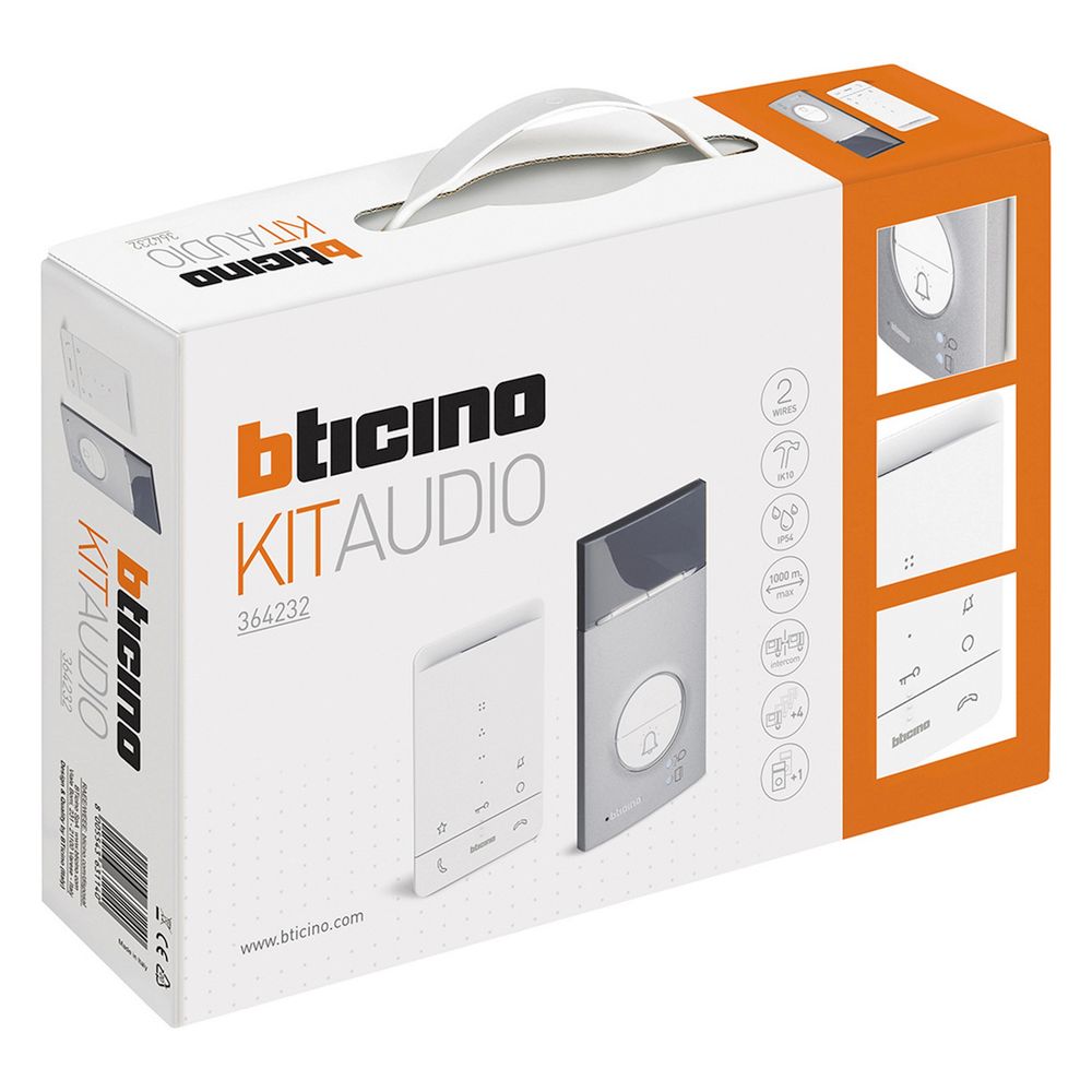 Legrand BTicino Audio-Set Flex'ONE LINEA 3000 CLASSE 100 A16E, 2-Draht-Technik, Aufputz... LEGRAND-364232 8005543631140 (Abb. 3)