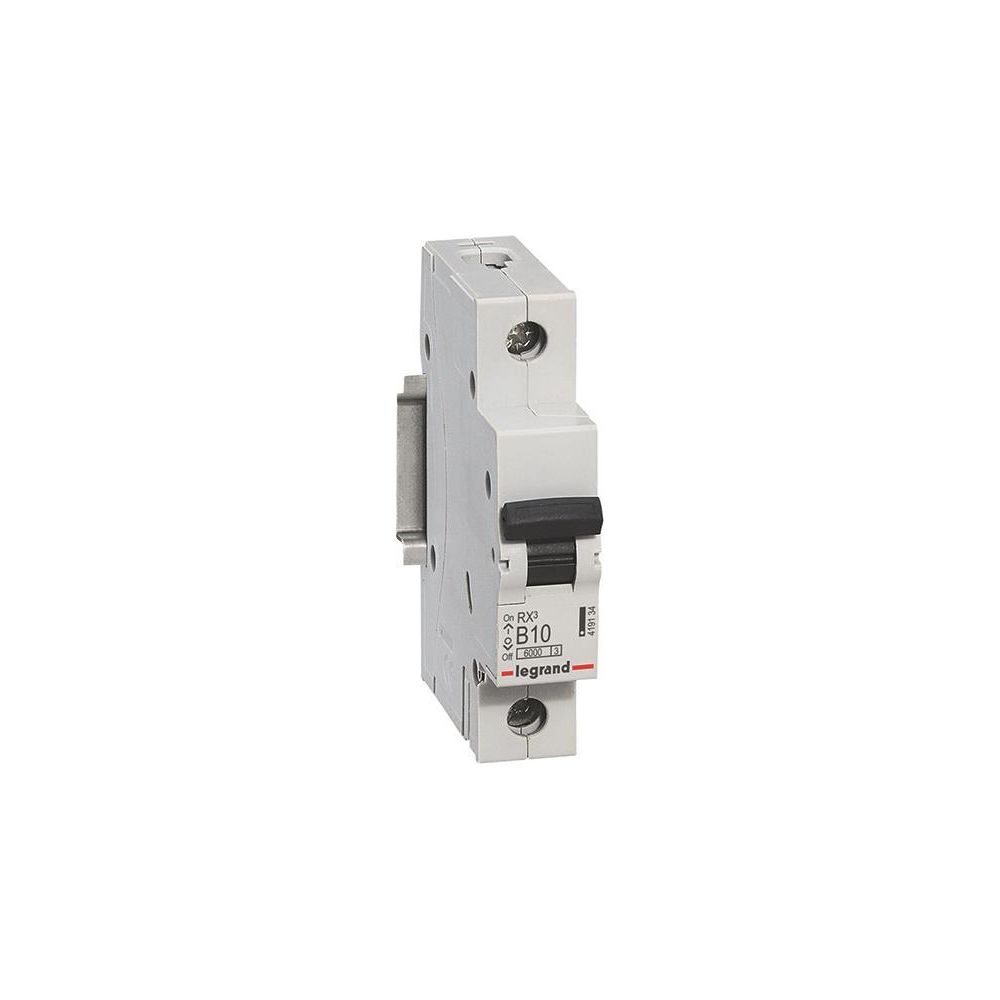 Legrand Leitungsschutzschalter RX3 419134, 10A, 1-polig, 6kA, 1TE, Grau... LEGRAND-419134 3414970366665 (Abb. 2)