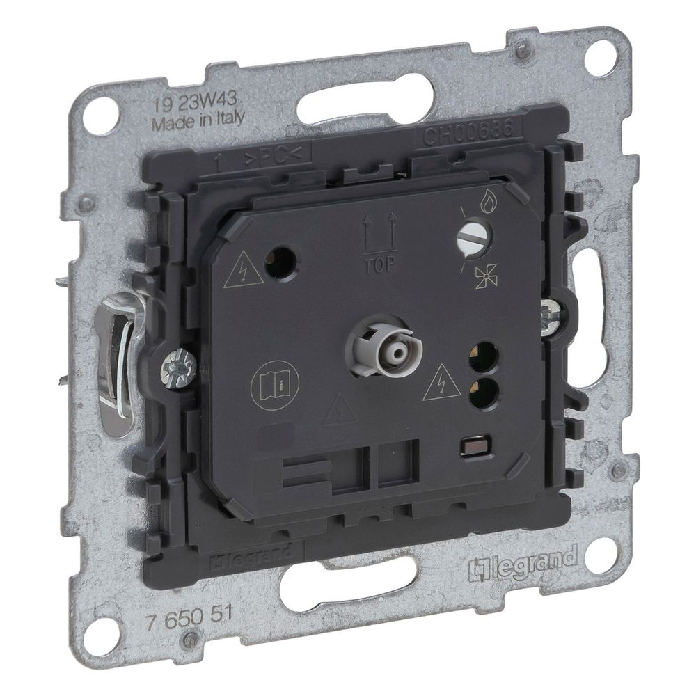 Legrand Raumthermostat SEANO Einsatz, Unterputz, 230V, 8A, 72,9x72,9x41,9mm, 765051... LEGRAND-765051 3414972553162 (Abb. 3)