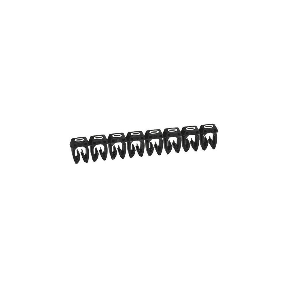 Legrand Kennzeichnungssystem CAB 3 Ziffer 0, 0,5-1,5mm2, 5x3mm, Kunststoff, Schwarz, 03... LEGRAND-038210 3245060382100 (Abb. 2)