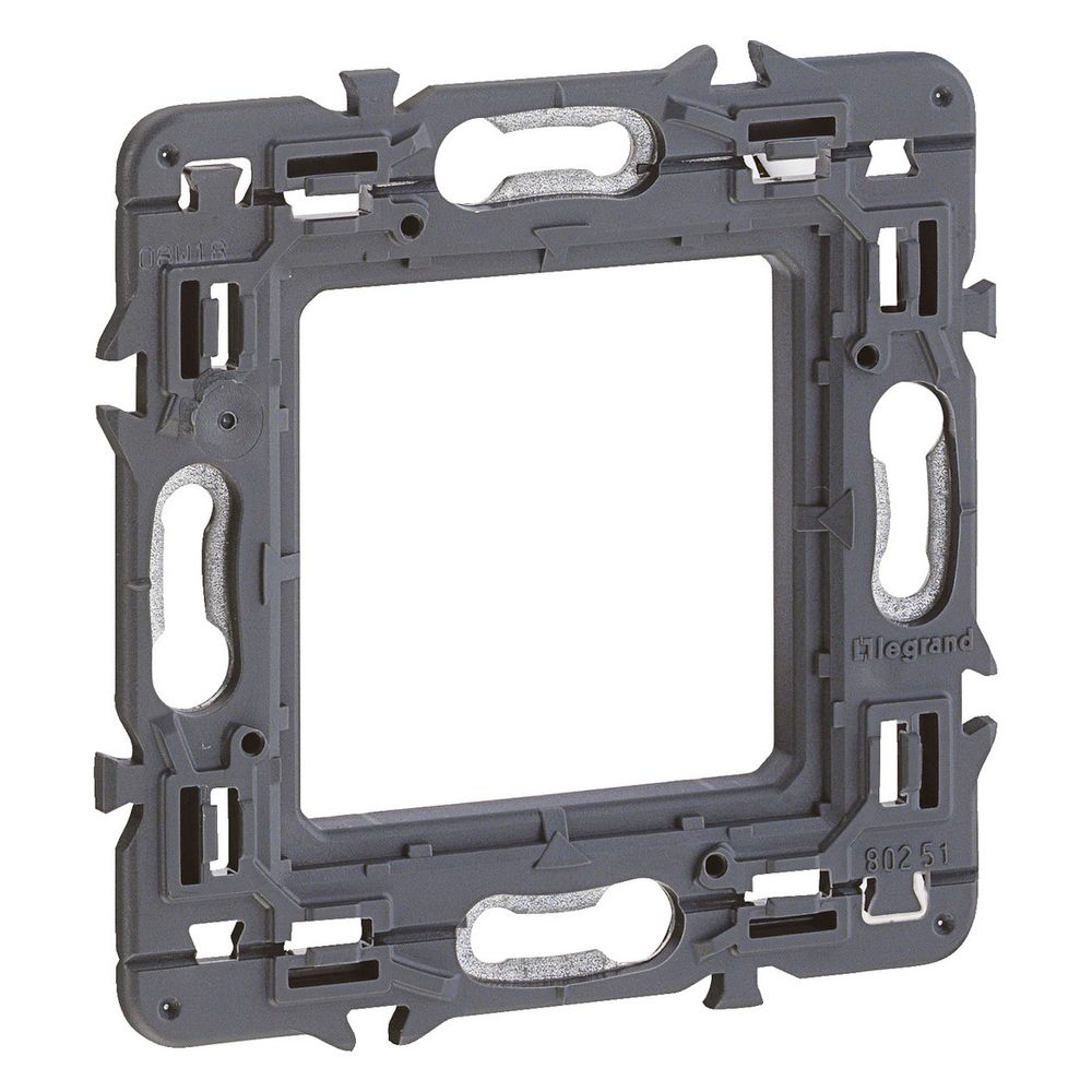 Legrand Tragring Mosaic 2-modulig, Unterputz, 74x74x7,2mm, Metall, verzinkt, 080251... LEGRAND-080251 3245060802516 (Abb. 3)
