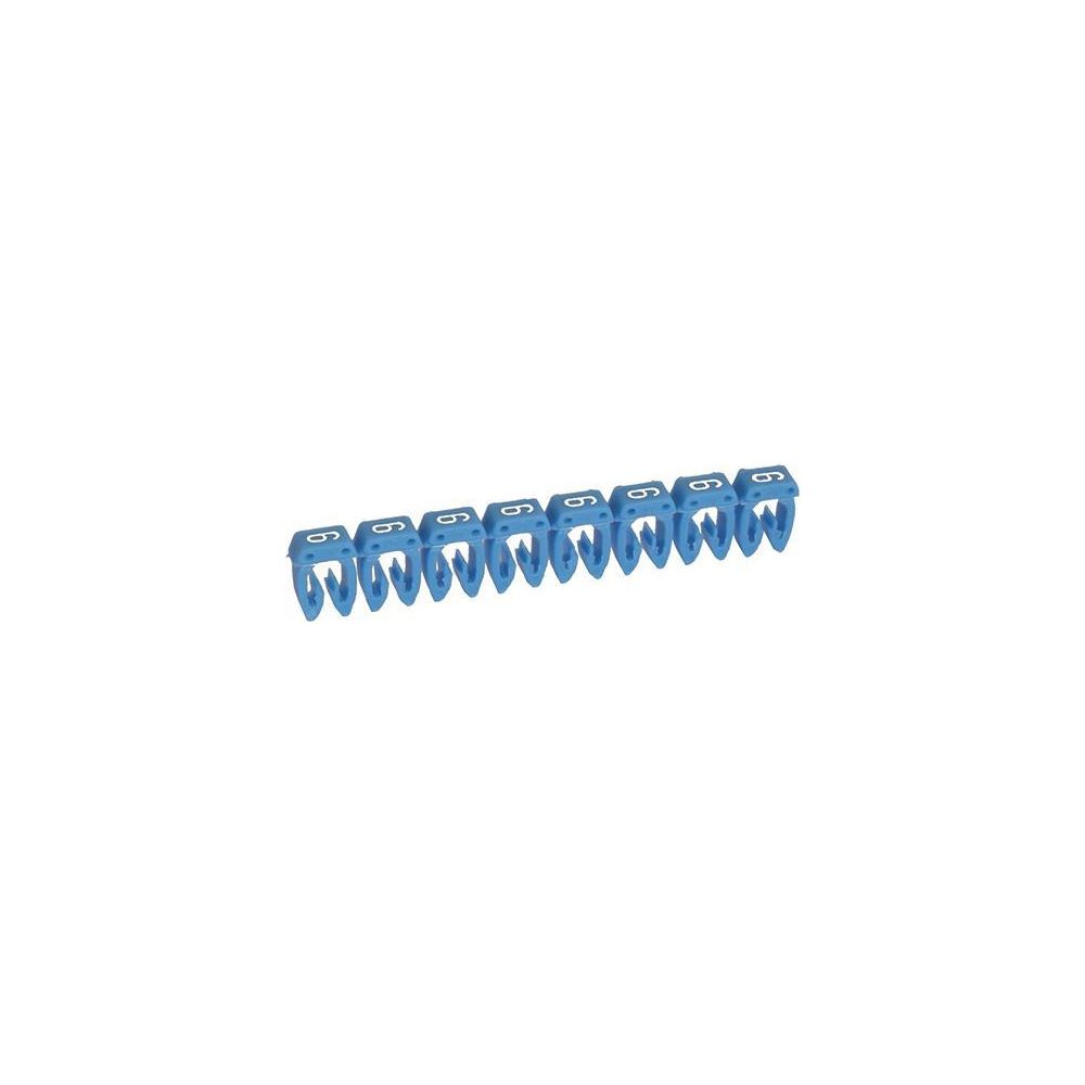 Legrand Kennzeichnungssystem CAB 3 Ziffer 6, 0,5-1,5mm2, 5x3mm, Kunststoff, Blau... LEGRAND-038216 3245060382162 (Abb. 2)
