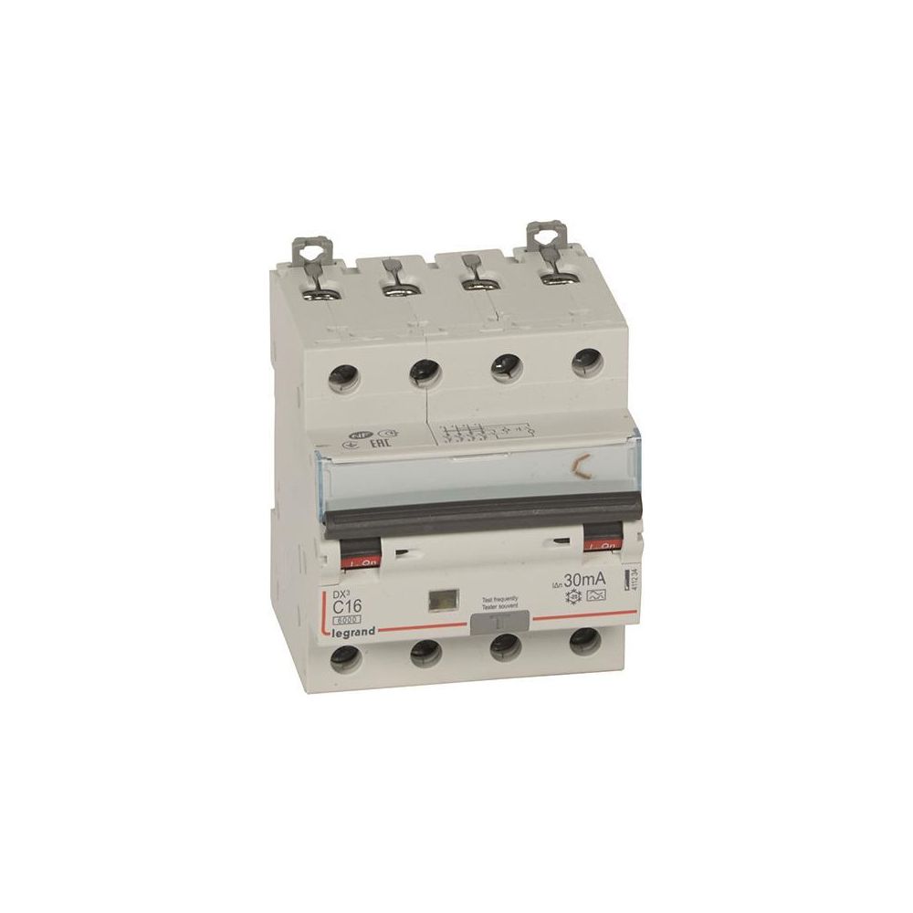 Legrand FI/LS-Schalter DX3 C 16A, 4-polig, 6kA, 30mA, Typ A, 400V, 4TE, 411234... LEGRAND-411234 3245064112345 (Abb. 2)