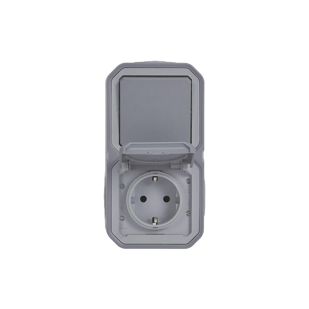 Legrand Feuchtraum-Kombination Plexo New 069746L, IP44, 16A, Thermoplast, Grau... LEGRAND-069746L 3414971882324 (Abb. 2)