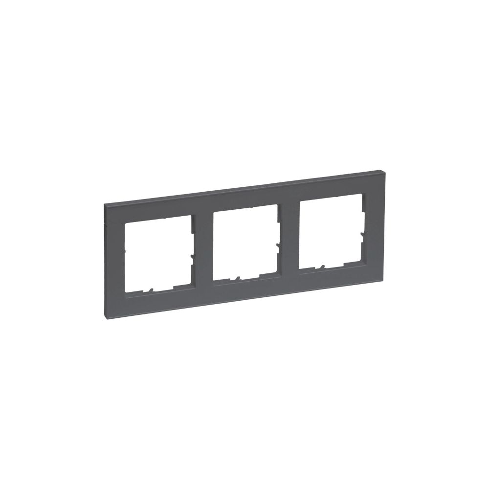 Legrand 3-fach Rahmen SEANO+, 86x228x10mm, Kunststoff, Anthrazit lackiert, 765483... LEGRAND-765483 3414972548793 (Abb. 2)