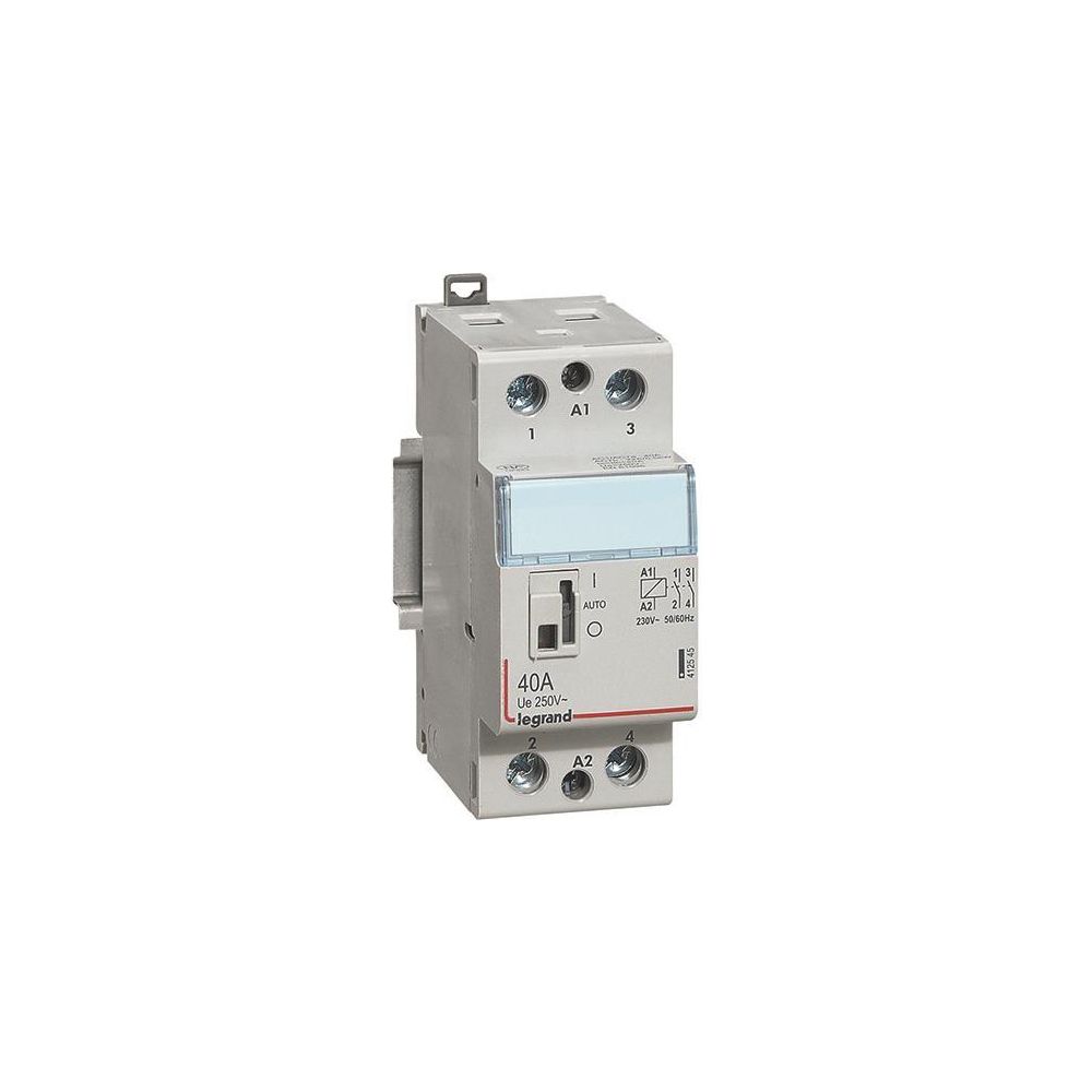 Legrand Installationsschütz CX3, 230V, 40A, 2 Schließer, mit Handschalter, 2 Teilungsei... LEGRAND-412545 3245064125451 (Abb. 2)