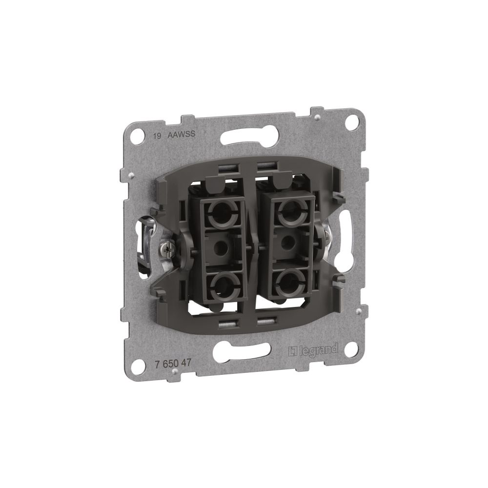 Legrand Rollladen-/Jalousieschalter SEANO, 2 Tasten-System, 250V, 6A, Unterputz, 765047... LEGRAND-765047 3414972665438 (Abb. 3)