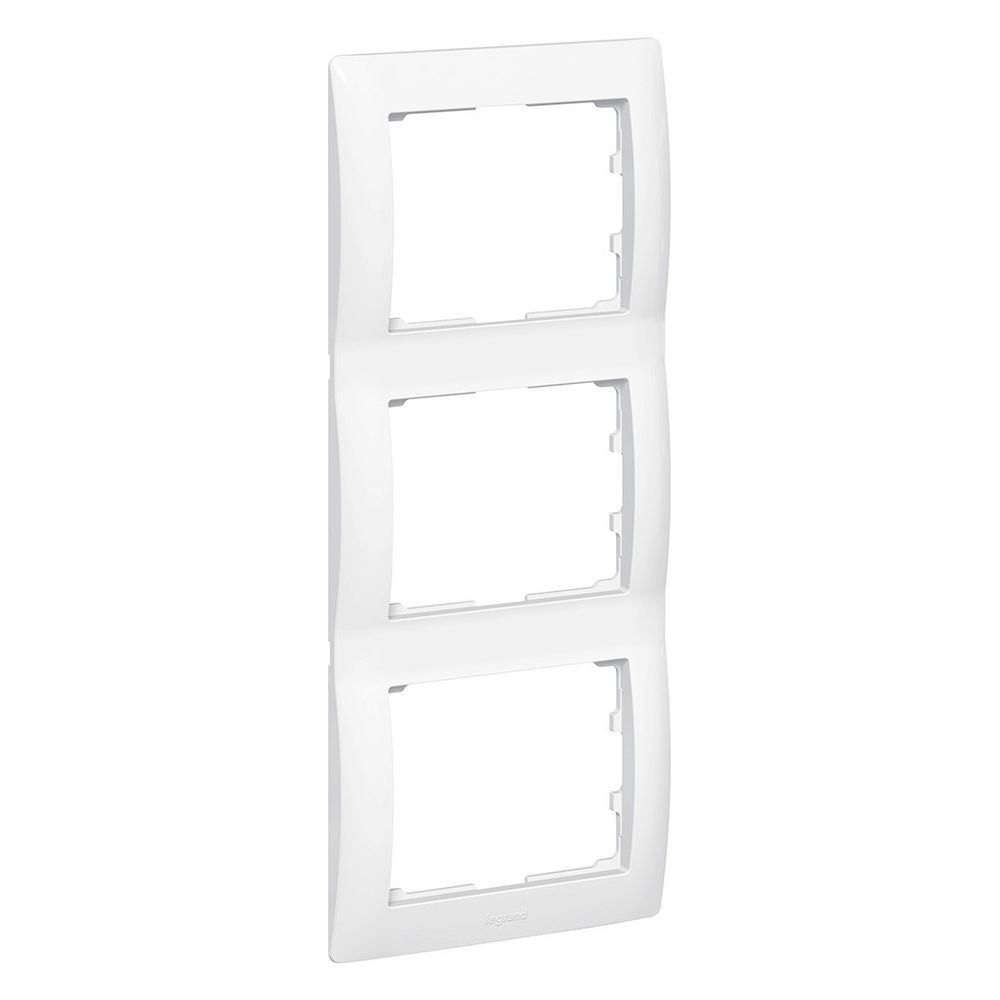 Legrand Rahmen 3-fach senkrecht Galea, 91x225x12mm, Kunststoff, Ultraweiß, 771007... LEGRAND-771007 3245067710074 (Abb. 3)