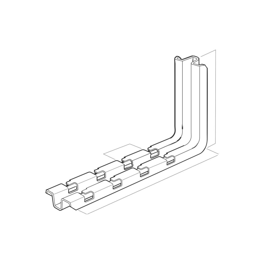Legrand Cablofil Wandausleger 300mm, 378x67x170mm, 730N, Stahl, Sendzimirverzinkt, CM... LEGRAND-CM556130 3599075561303 (Abb. 5)