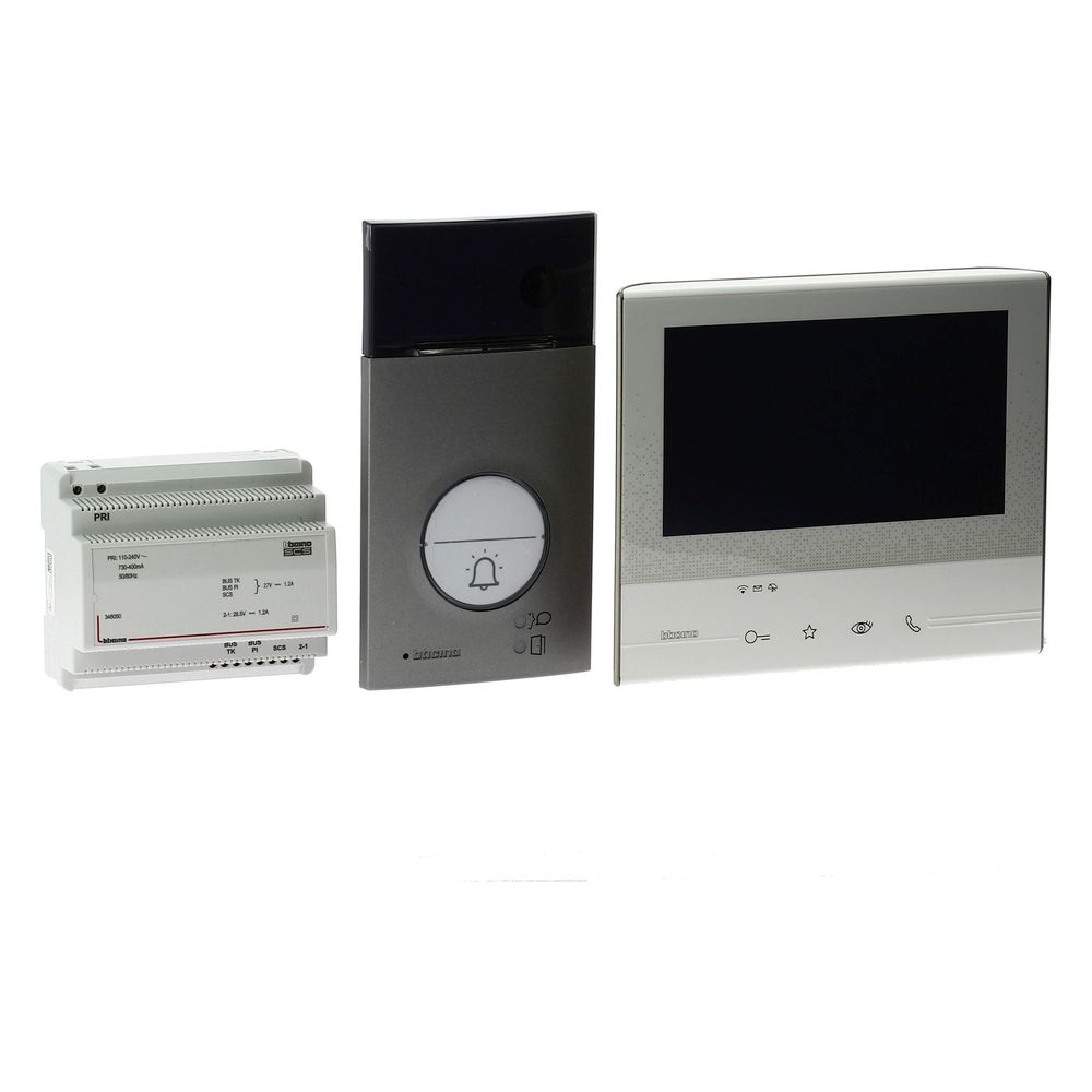 Legrand BTicino Video-Set Flex'ONE LINEA 3000 CLASSE 300 X13E, 7", Aufputz, Aluminium, ... LEGRAND-363911 8012199663203 (Abb. 3)