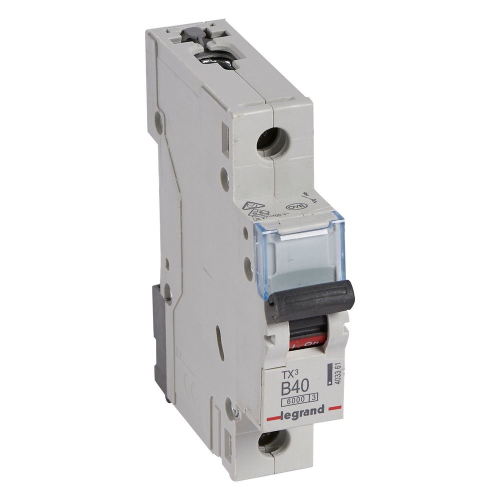 Legrand Leitungsschutzschalter TX3 B 40A, 1-polig, 6kA, 1TE, Grau, 403361... LEGRAND-403361 3414970386427 (Abb. 3)