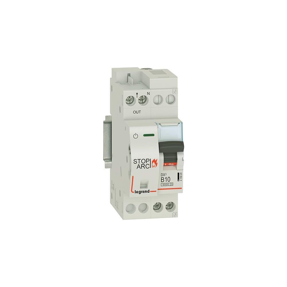 Legrand Brandschutzschalter DX3 AFDD mit LS-Schalter, B10 A, 6 kA, 230 V, 2TE, 415920... LEGRAND-415920 3414971179523 (Abb. 2)