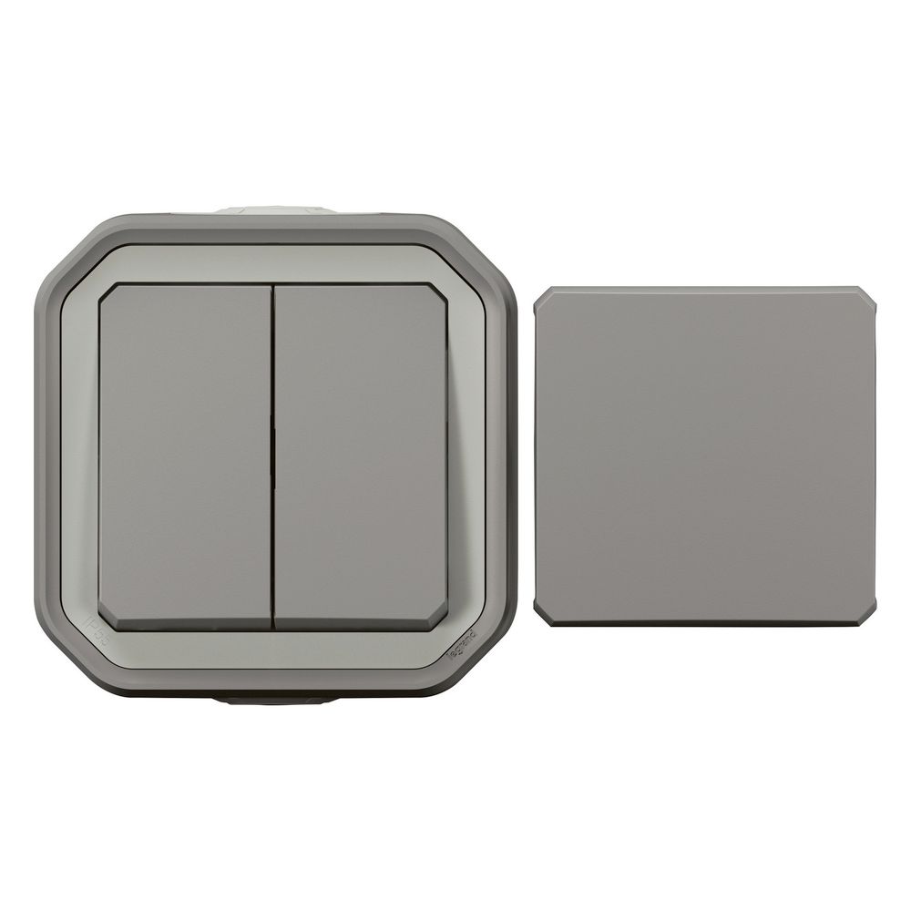 Legrand Multifunktionsschalter Plexo New, 10A, IP55, IK08, Kunststoff, Grau, 069719L... LEGRAND-069719L 3414971904224 (Abb. 5)