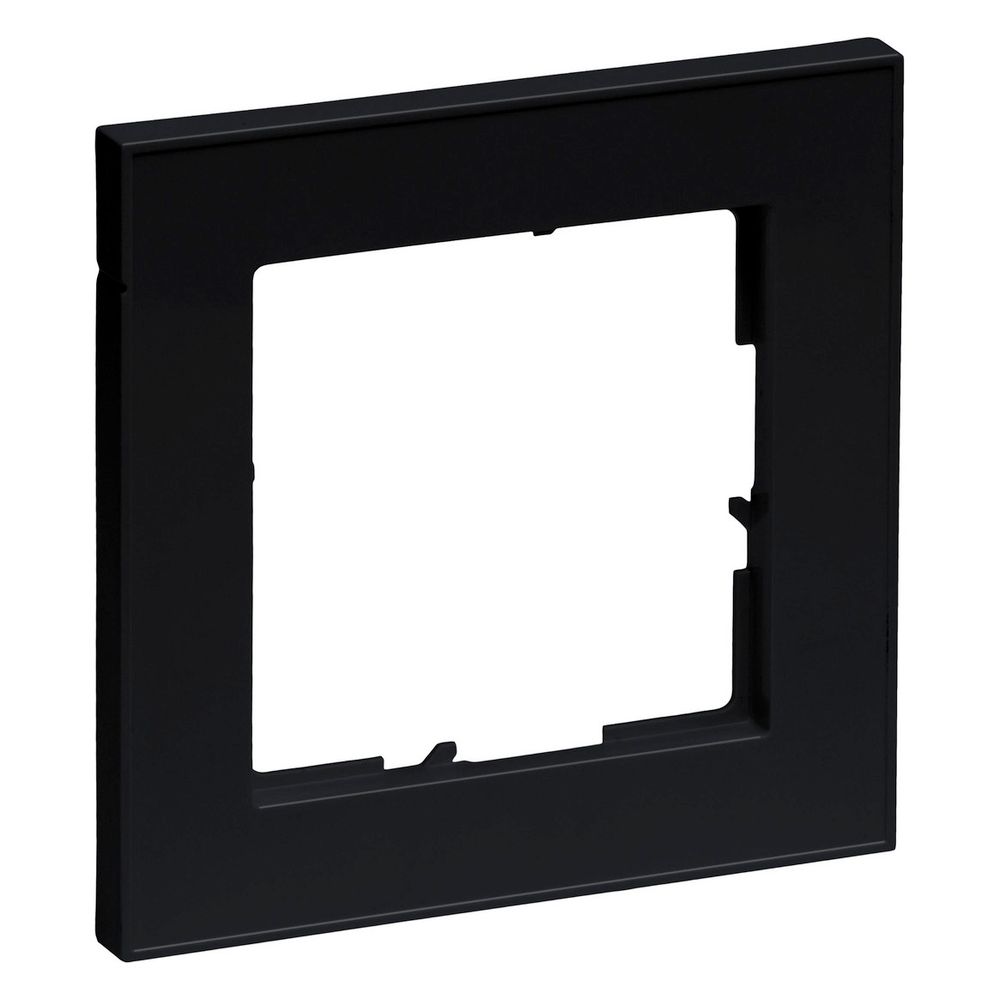 Legrand 1-fach Rahmen SEANO+, 86x86x10mm, Kunststoff, Schwarz lackiert, 765381... LEGRAND-765381 3414972548137 (Abb. 3)
