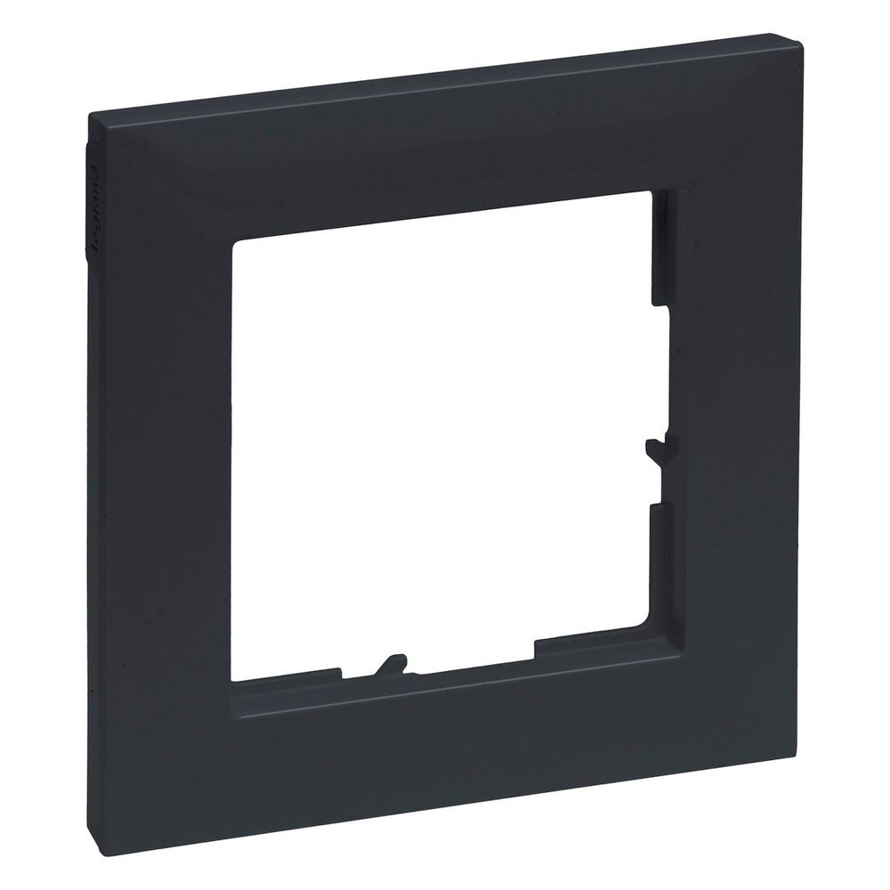 Legrand 1-fach Rahmen SEANO, 87x87x9,8mm, Kunststoff, Anthrazit, 765471... LEGRAND-765471 3414972549455 (Abb. 3)