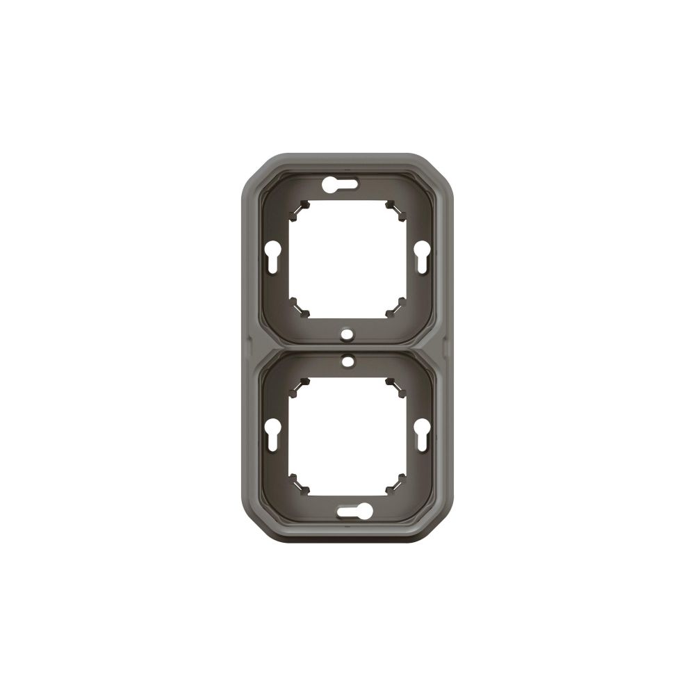 Legrand Tragring Plexo New 2fach, 156x85x43,5mm, Thermoplast, Anthrazit, 069607L... LEGRAND-069607L 3414971879980 (Abb. 3)