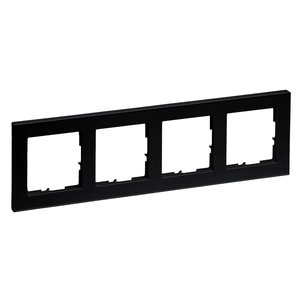 Legrand 4-fach Rahmen SEANO+, 86x300mm, Kunststoff, Schwarz, 765384... LEGRAND-765384 3414972549189 (Abb. 3)
