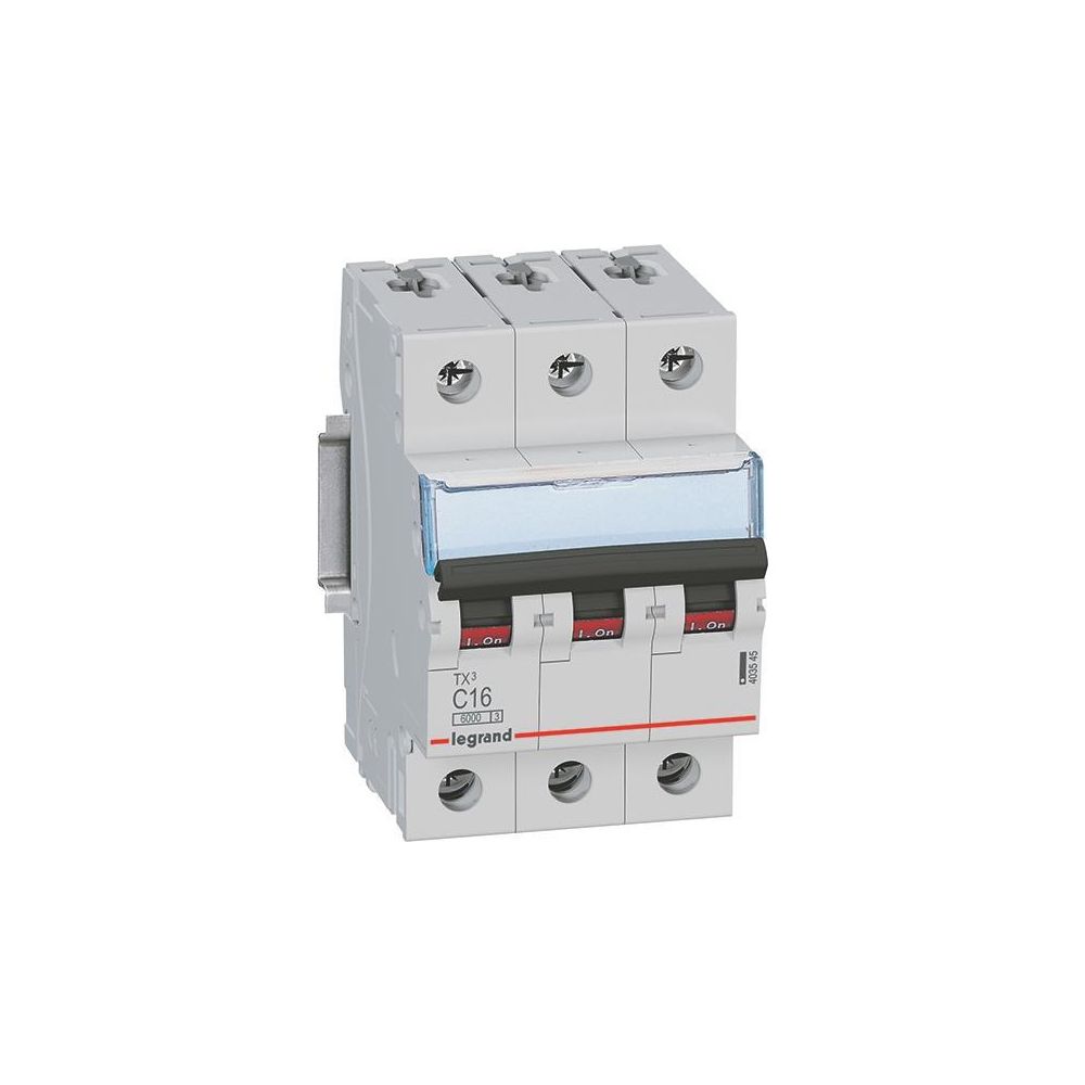 Legrand Leitungsschutzschalter TX3 C16A, 3-polig, 6kA, 400V, 3TE, Grau, 403545... LEGRAND-403545 3414970389534 (Abb. 2)