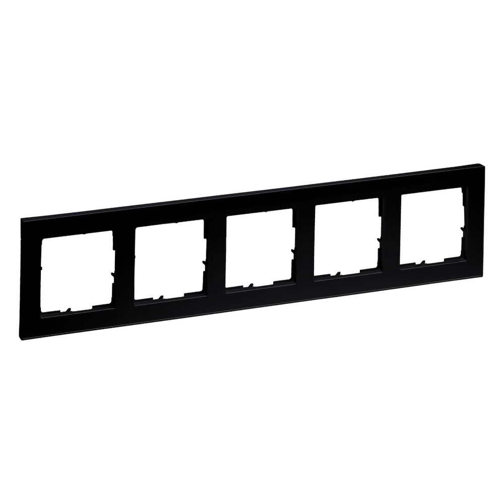 Legrand 5-fach Rahmen SEANO+, 86x371x10mm, Kunststoff, Schwarz, 765385... LEGRAND-765385 3414972549356 (Abb. 3)