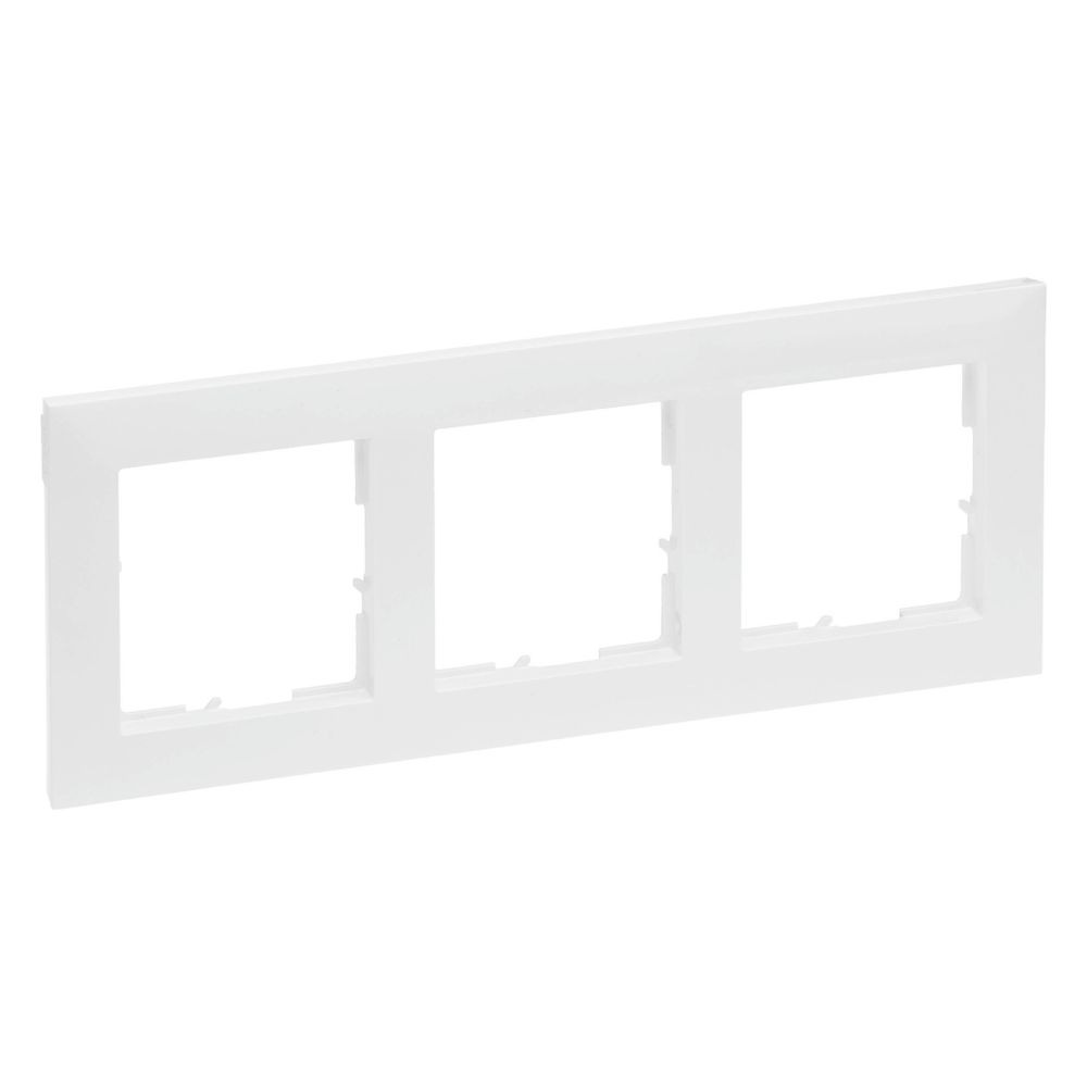 Legrand 3-fach Rahmen SEANO, 87x229x9,8mm, Kunststoff, Ultraweiß, 765173... LEGRAND-765173 3414972549721 (Abb. 3)