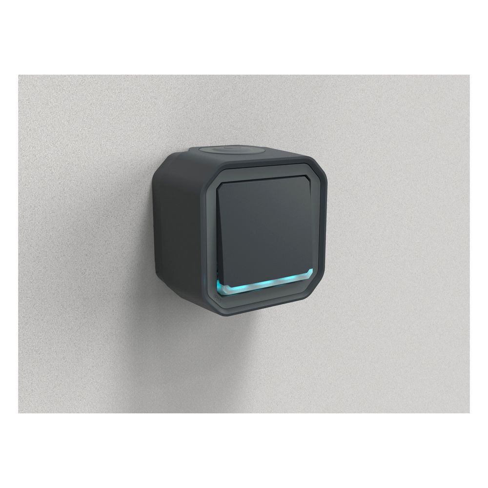 Legrand Kontroll-Wechselschalter Plexo New, 10AX, IP55, IK08, Anthrazit... LEGRAND-069721L 3414972110341 (Abb. 7)