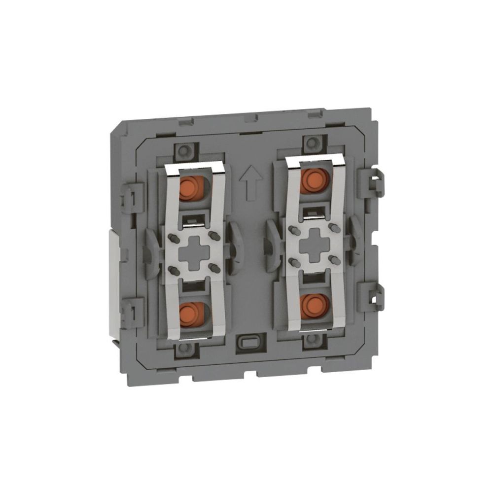 Legrand Tastsensor 2-fach myHome, 4 Tasten, mit LED-Anzeige, Unterputz, Kunststoff, 067... LEGRAND-067552 3245060675523 (Abb. 2)