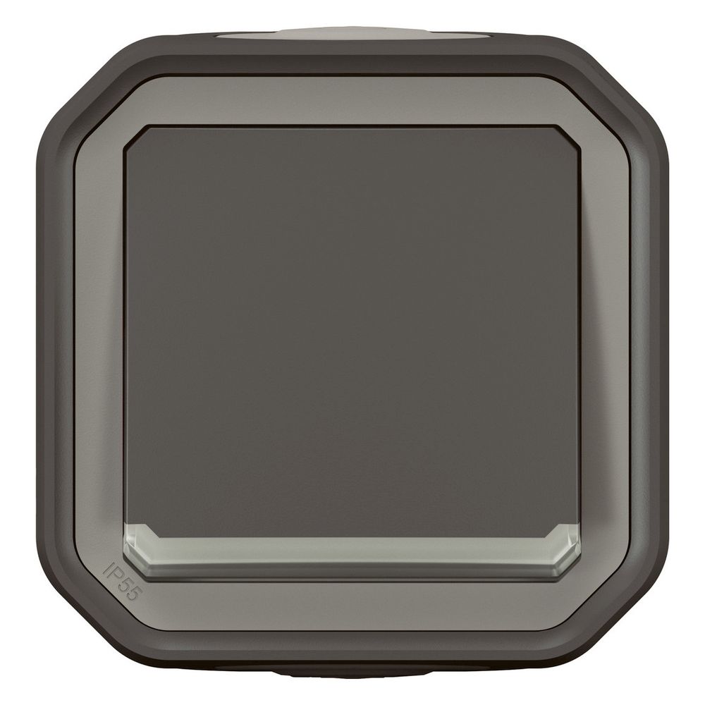 Legrand Kontroll-Wechselschalter Plexo New, 10AX, IP55, IK08, Anthrazit... LEGRAND-069721L 3414972110341 (Abb. 5)