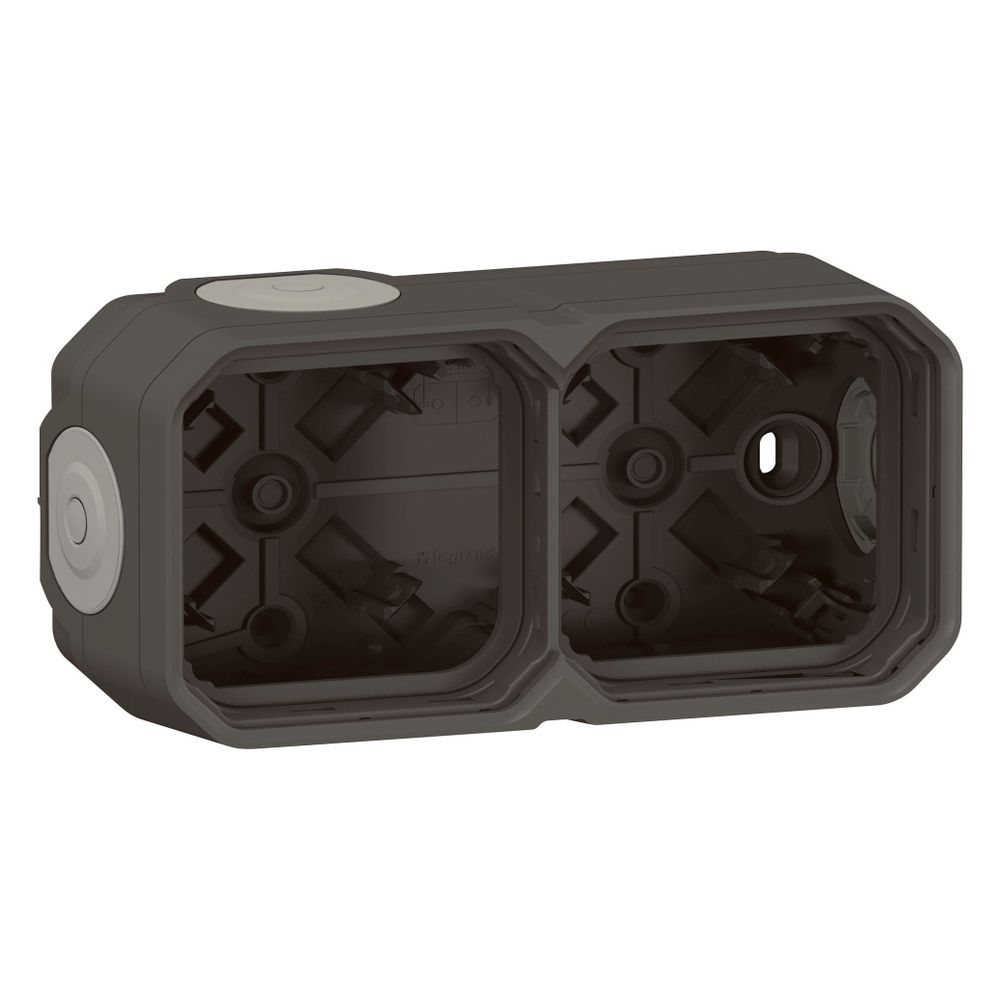 Legrand Aufputzgehäuse Plexo New 069602L, IP44, Thermoplast, Anthrazit, 155x82x57mm... LEGRAND-069602L 3414971879874 (Abb. 7)