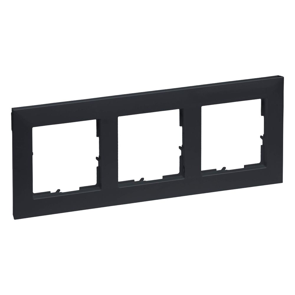 Legrand 3-fach Rahmen SEANO, 87x229mm, Thermoplast, Anthrazit, 765473... LEGRAND-765473 3414972549752 (Abb. 3)