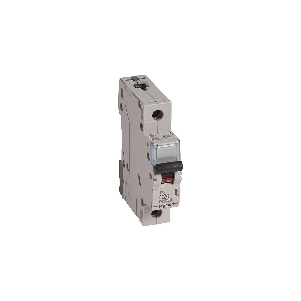 Legrand Leitungsschutzschalter TX3 C 20A, 1-polig, 6kA, 1TE, 88x17,8x77,8mm, Grau... LEGRAND-403435 3414970388315 (Abb. 2)