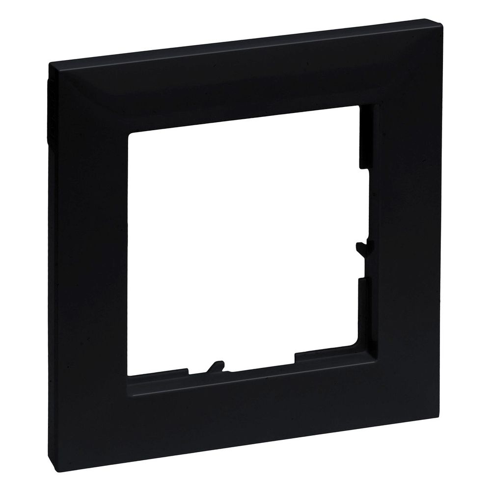 Legrand 1-fach Rahmen SEANO, 87x87x9,8mm, Kunststoff, Schwarz, 765371... LEGRAND-765371 3414972549516 (Abb. 3)
