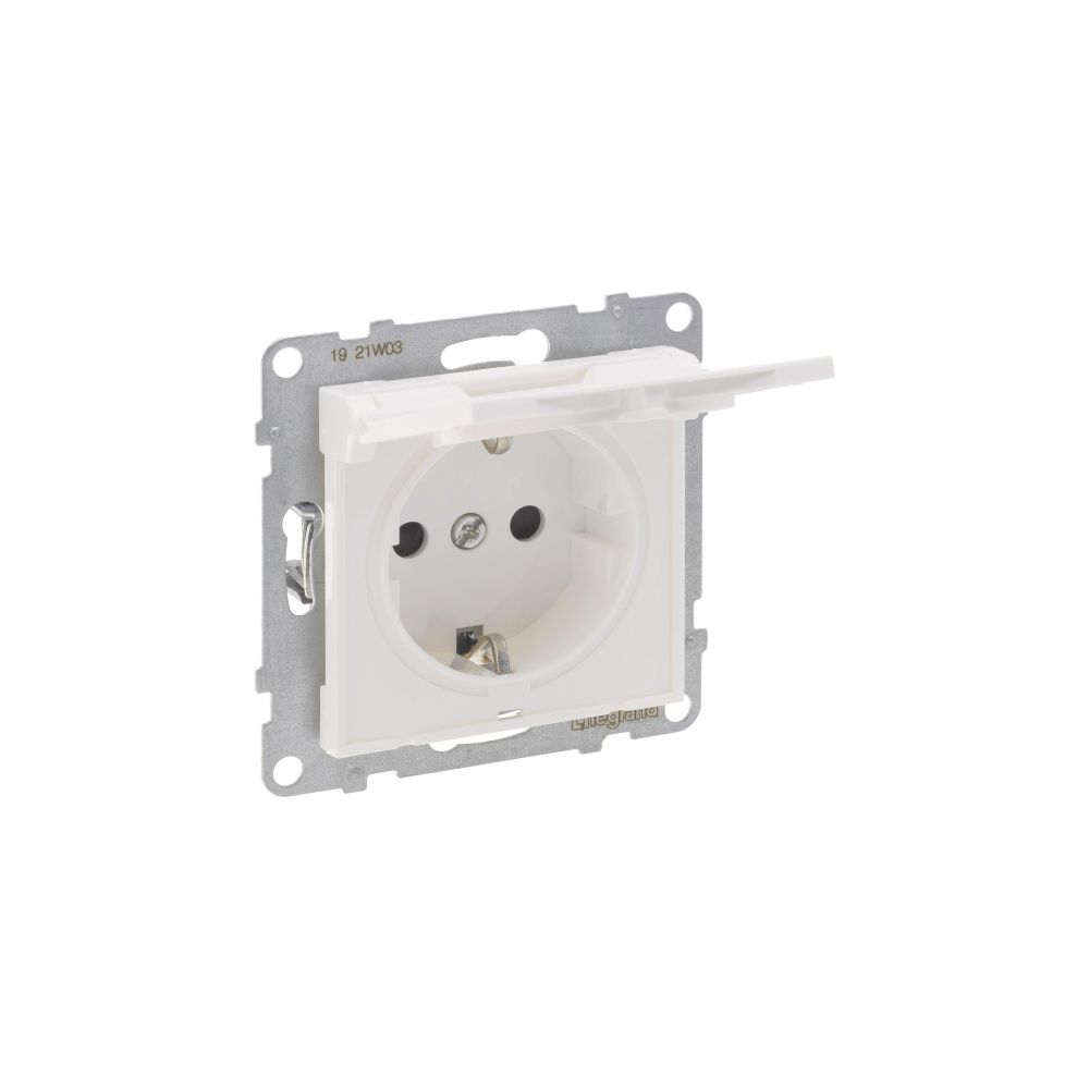 Legrand Schutzkontakt-Steckdose SEANO, 16 A, 250 V, Unterputz, mit Klappdeckel, Kunstst... LEGRAND-765123 3414972550338 (Abb. 2)