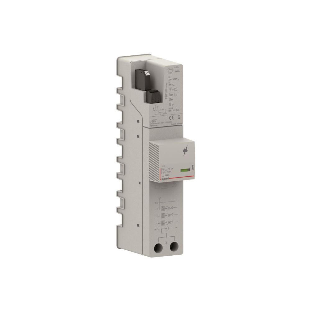 Legrand Kombiableiter für Sammelschienensystem T1+T2, 7,5kA, 3+1 Schaltung, TT/TNS, Fer... LEGRAND-412457 3414972039468 (Abb. 3)