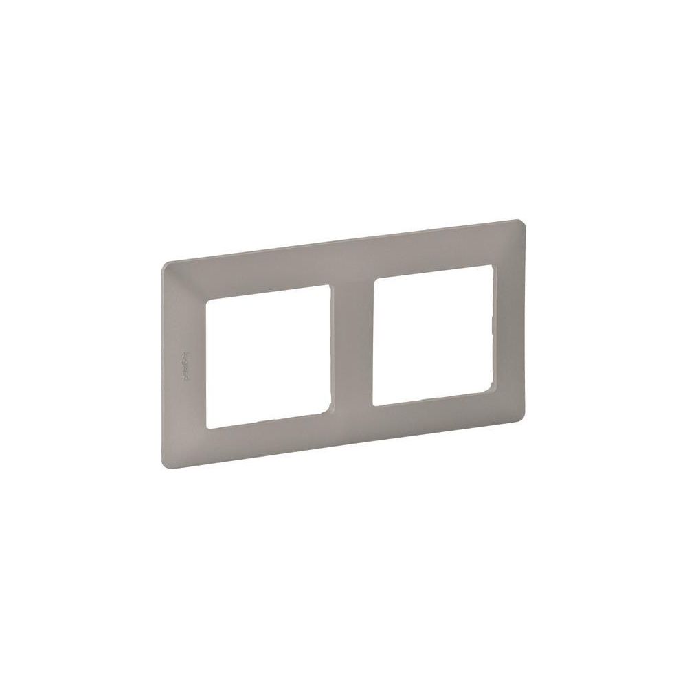 Legrand Abdeckrahmen Valena Life 754132, 2-fach, Thermoplast, Aluminium... LEGRAND-754132 3414970455048 (Abb. 3)