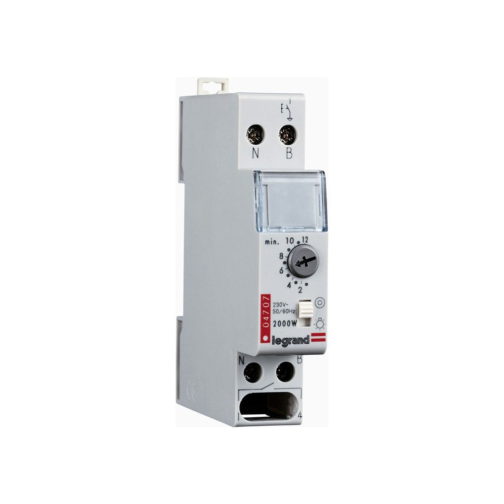 Legrand Treppenlichtzeitschalter Rex800Plus, 0,5-12 min, 16 A, 1 TE, 230 V, 004707... LEGRAND-004707 4010957047078 (Abb. 3)