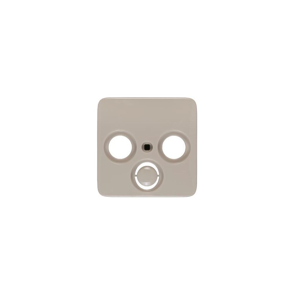 Legrand Abdeckung Antennen-Steckdose Creo 776082, 56,5x56,5x15mm, Thermoplast, Mandelwe... LEGRAND-776082 3245067760826 (Abb. 2)