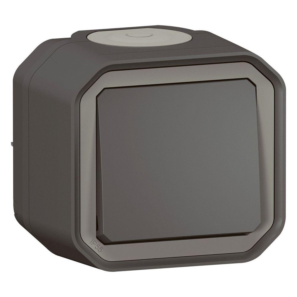 Legrand Feuchtraum-Aufputz-Taster Plexo New, 10 A, 250 V, IP55, IK08, Steckklemme, Ant... LEGRAND-069790L 3414972110464 (Abb. 4)