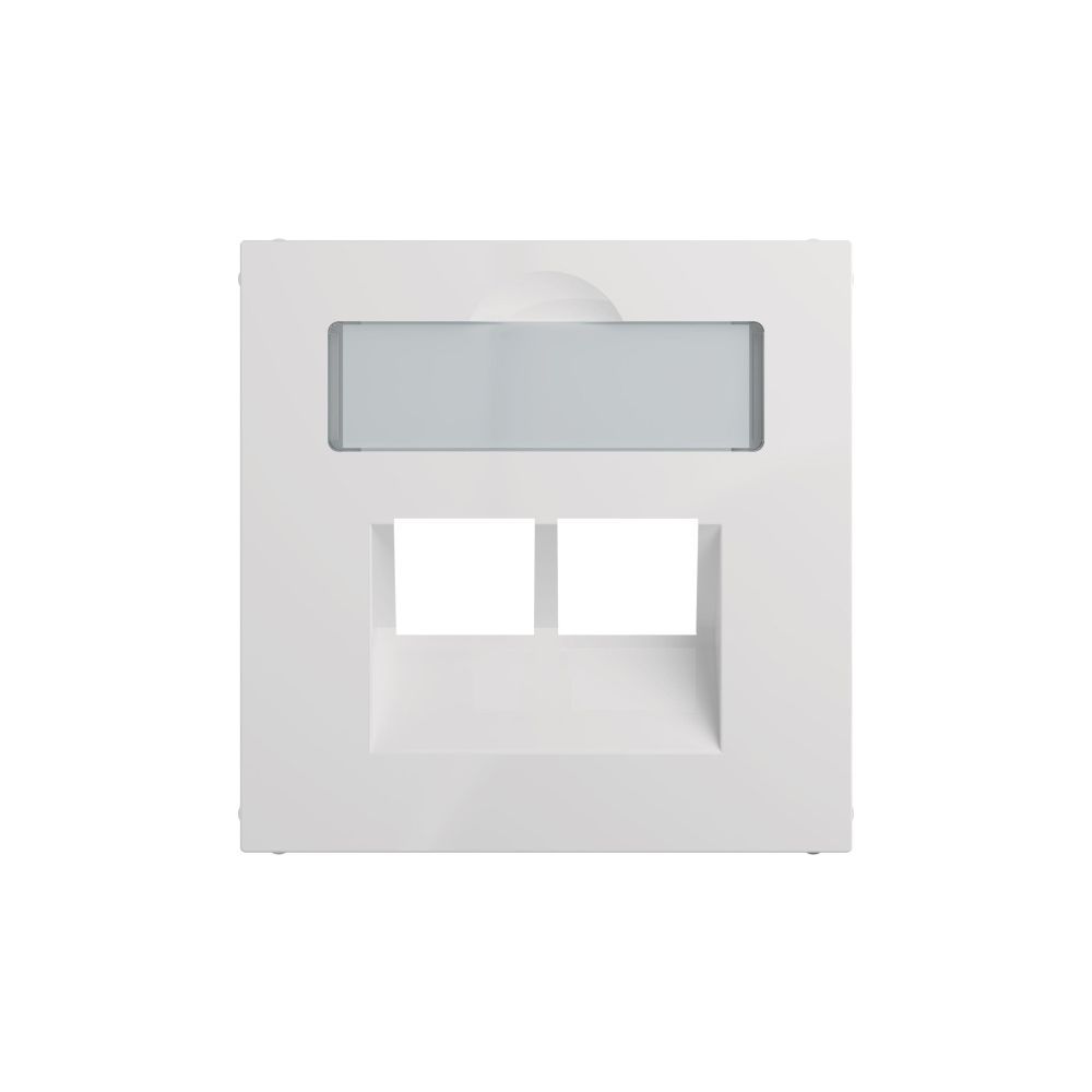 Legrand Abdeckung SEANO, 2x RJ45, mit Beschriftungsfeld, Unterputz, Kunststoff, Ultrawe... LEGRAND-765159 3414972544740 (Abb. 4)