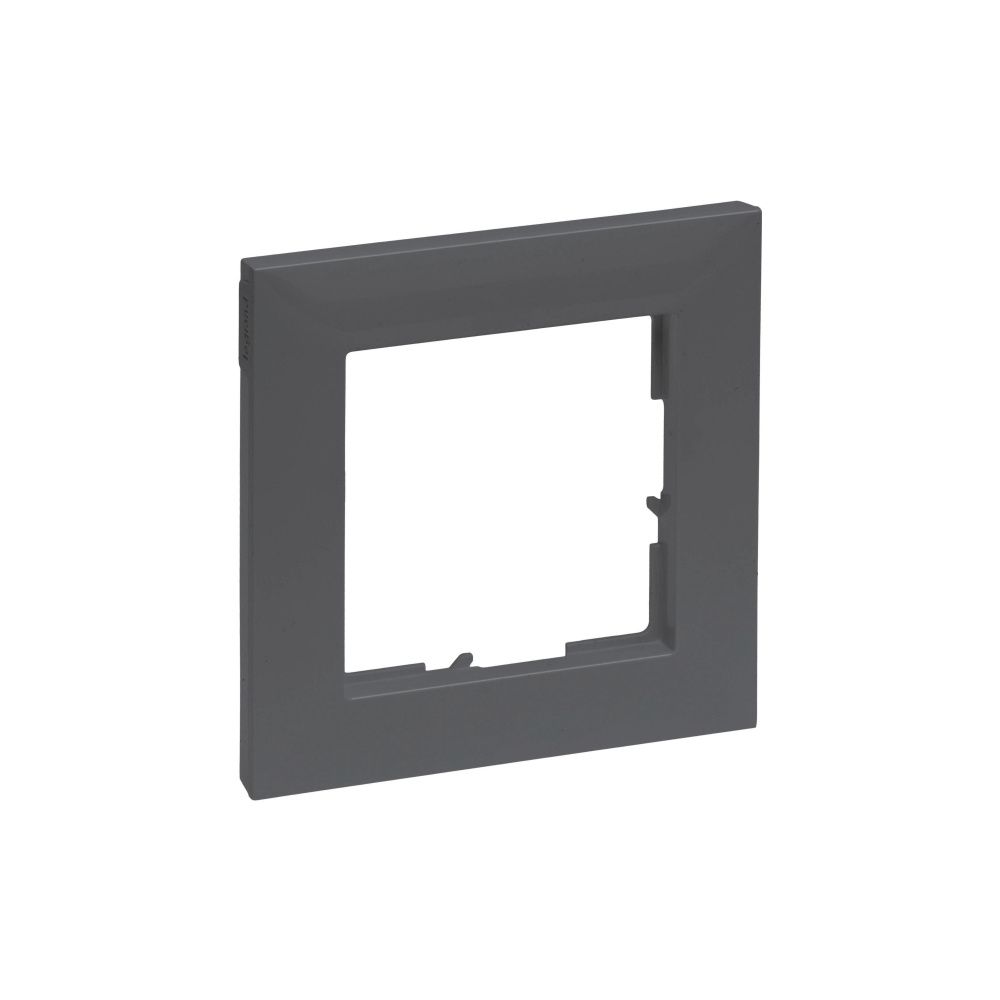 Legrand 1-fach Rahmen SEANO, 87x87x9,8mm, Kunststoff, Anthrazit, 765471... LEGRAND-765471 3414972549455 (Abb. 2)