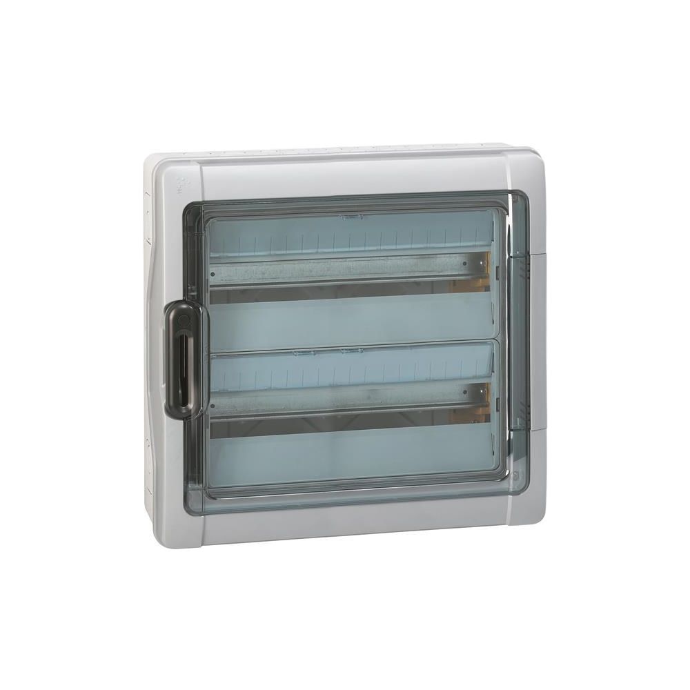 Legrand Feuchtraumverteiler Plexo³, 2-reihig, 36 Module, IP65, IK09, 432x448x161mm, Kun... LEGRAND-601986 3245066019864 (Abb. 2)