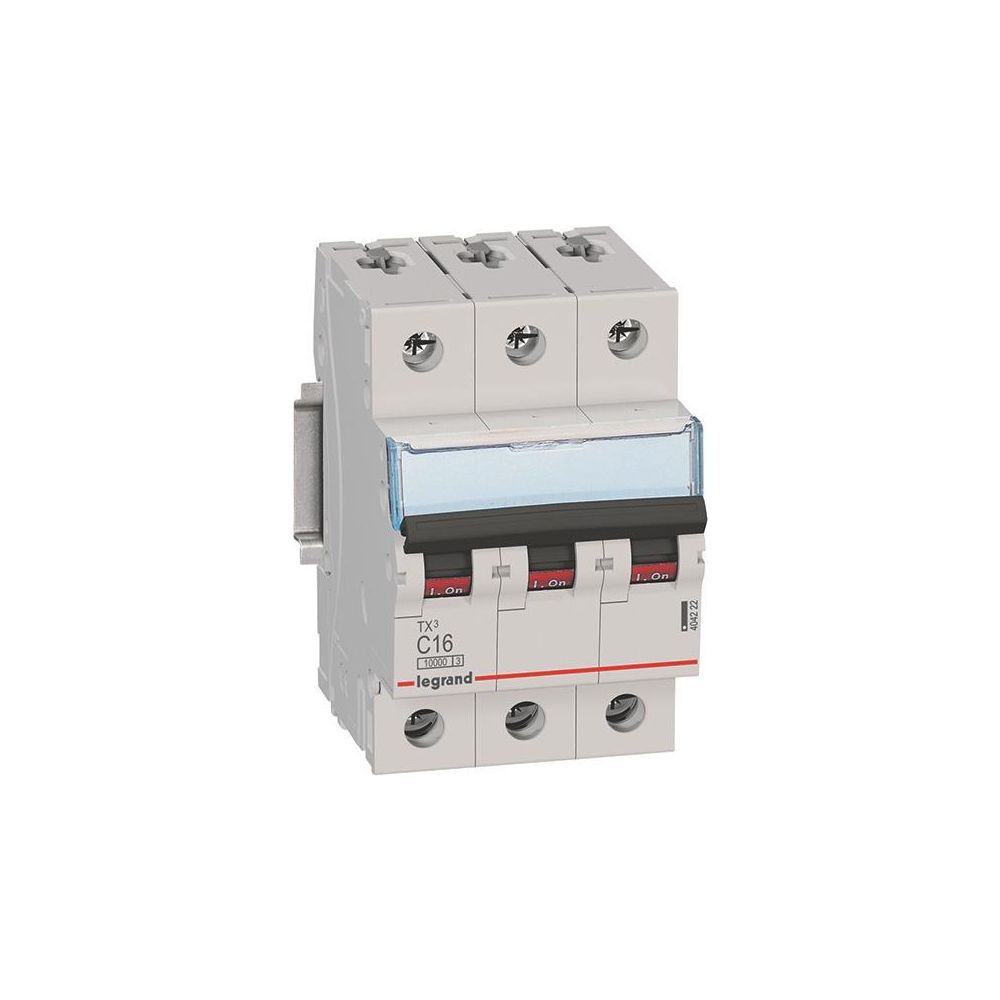 Legrand Leitungsschutzschalter TX3 C 16A, 3-polig, 10kA, 400V, 3TE, Grau... LEGRAND-404222 3414970394378 (Abb. 2)