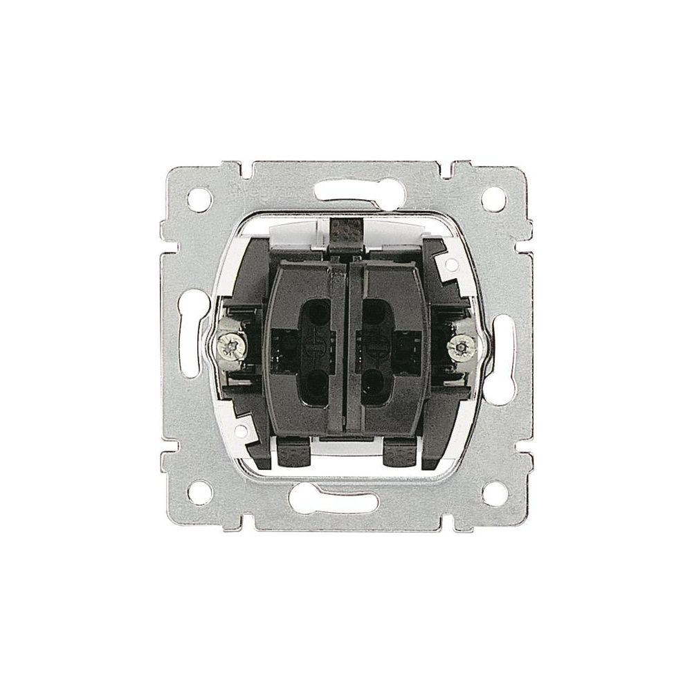Legrand Serienschalter-Einsatz 775805, 2-fach, 10AX 250V, Unterputz, 71x71x32,5mm... LEGRAND-775805 3245067758052 (Abb. 2)