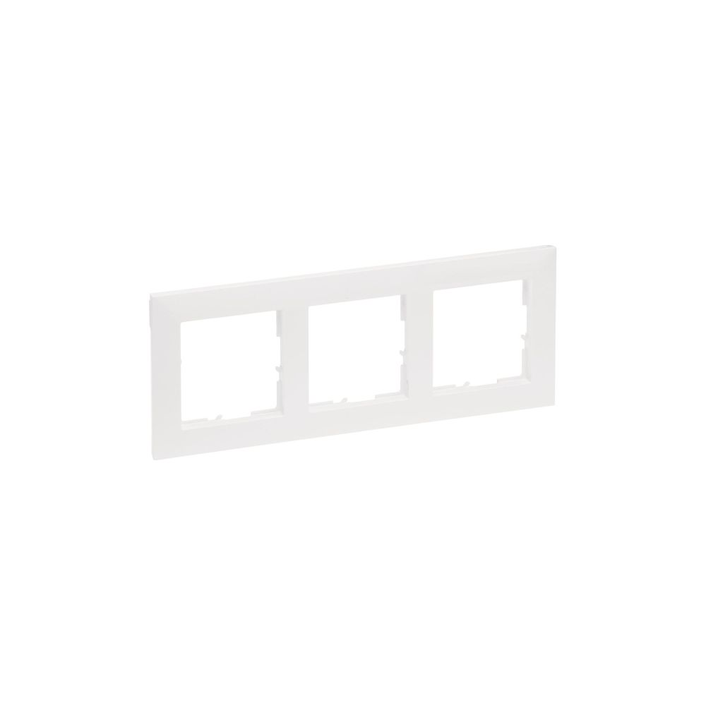 Legrand 3-fach Rahmen SEANO, 87x229x9,8mm, Kunststoff, Ultraweiß, 765173... LEGRAND-765173 3414972549721 (Abb. 2)